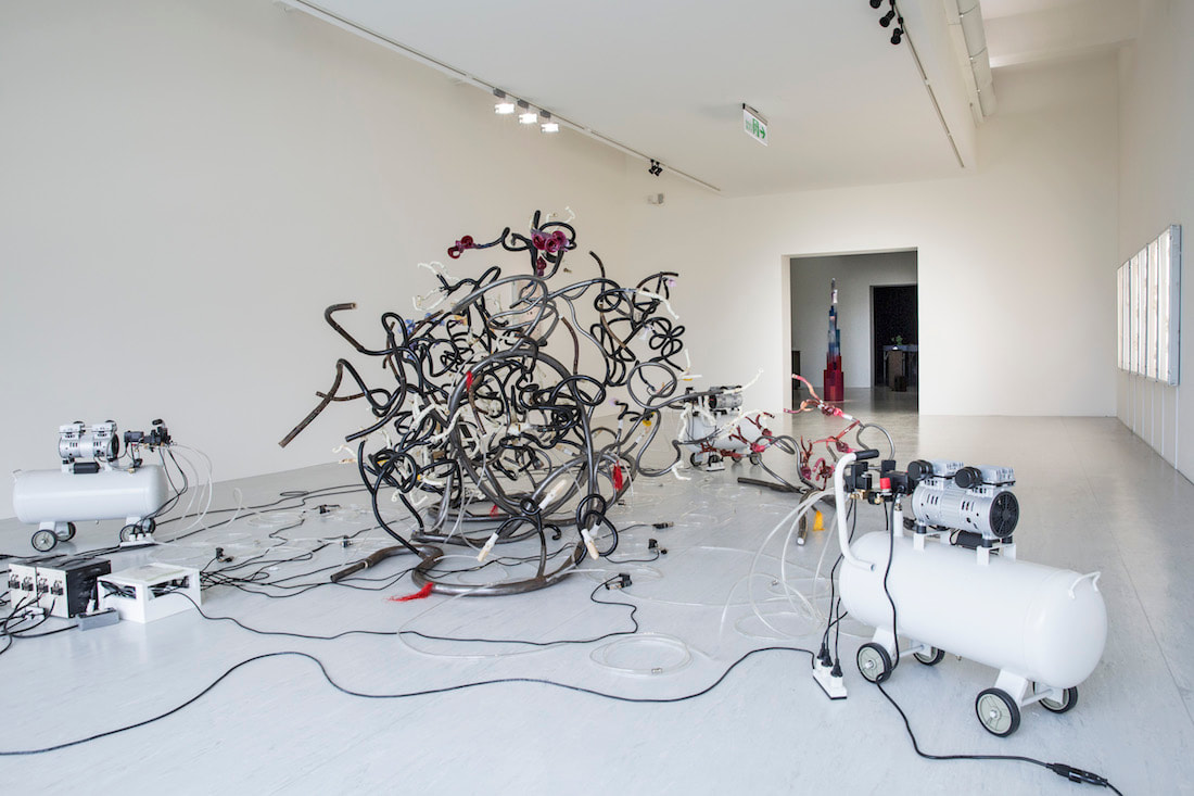 Ni Hao's solo exhibition at Taipei Fine Arts Museum, 2019 (Structure Study V, 2018)