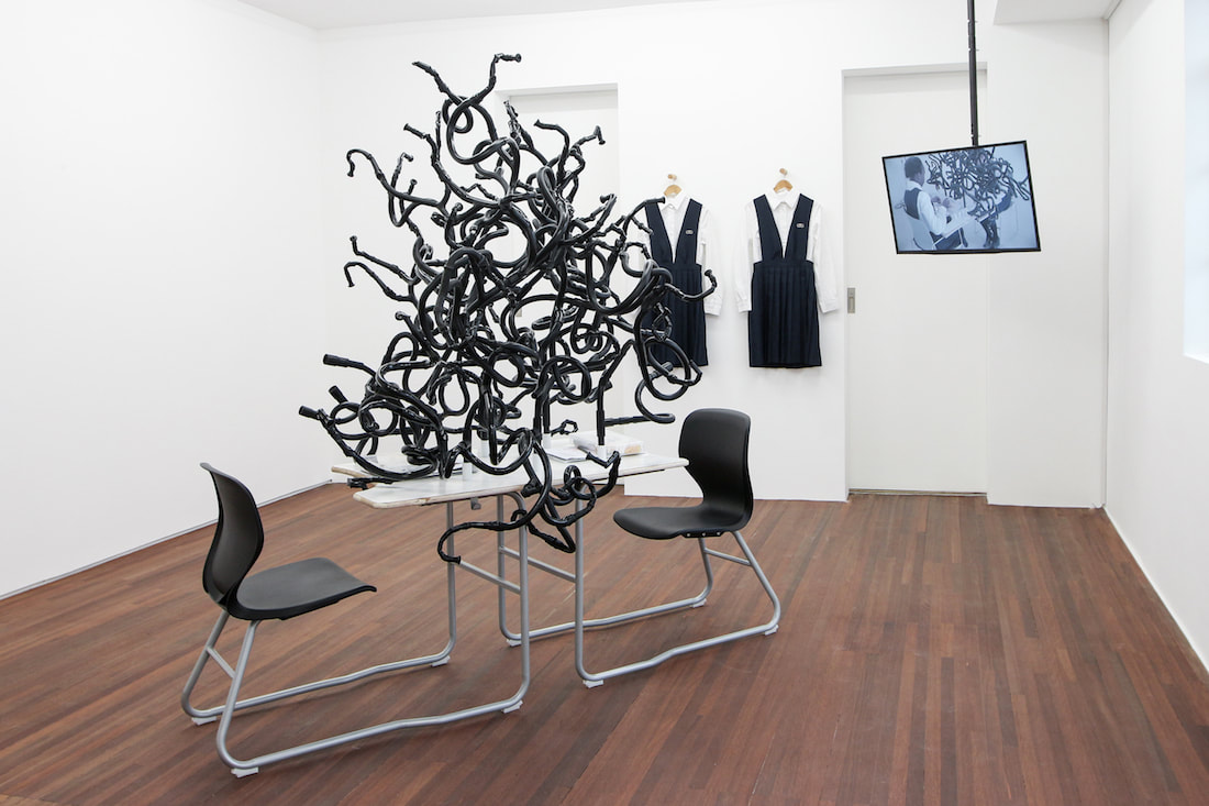 Ni Hao, Structure Study I, 2012 (installation view at Gallery Vacancy)