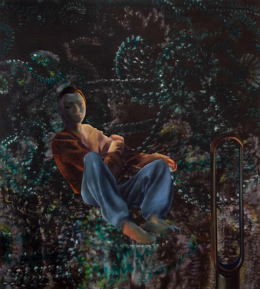 Rute Merk, Ariya, 2020, oil on canvas, 200 x 180 cm, 78 3/4 x 70 7/8 in.