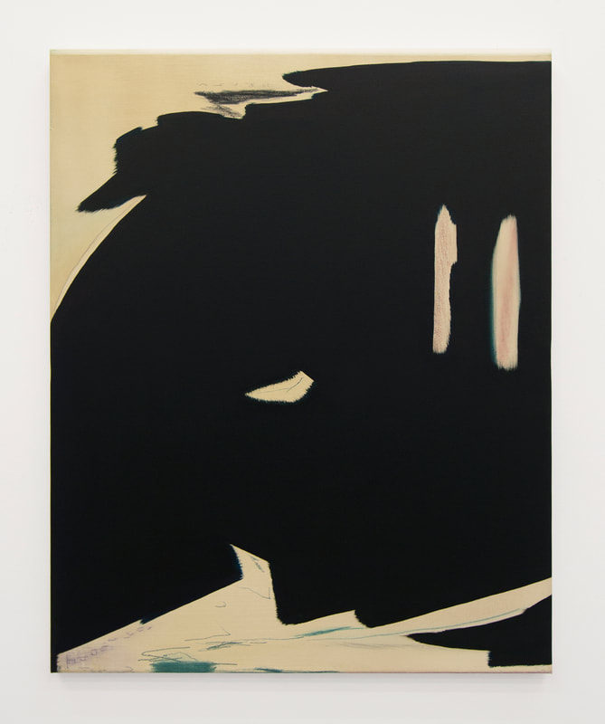 ​Shi Jiayun, Black #3, 2018, oil on canvas, 76.2 x 60.9 cm (30 x 24 in), Gallery Vacancy